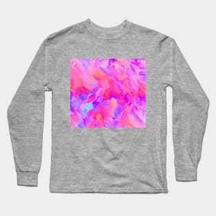 Vibrant Abstract Painting Long Sleeve T-Shirt